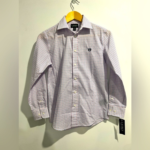 Lauren - Ralph Lauren Boys Dress Shirt NWT - Picture 1 of 8
